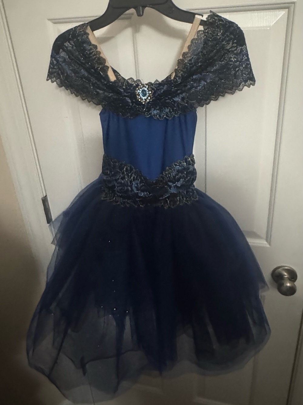 Children's Navy Blue Princess Costume Dress MC